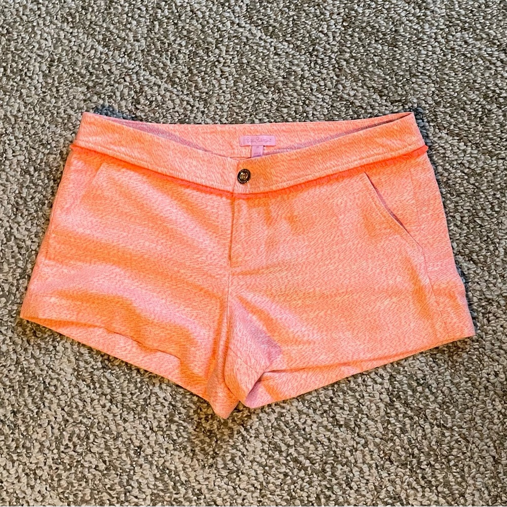 BRAND NEW WITH TAGS Lilly Pulitzer creamsicle orange size 10 ladies shorts